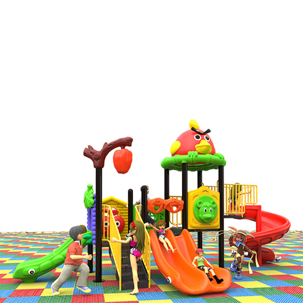 Новый стиль Angry Birds Theme на открытом воздухе игровая площадка для дошкольных учреждений